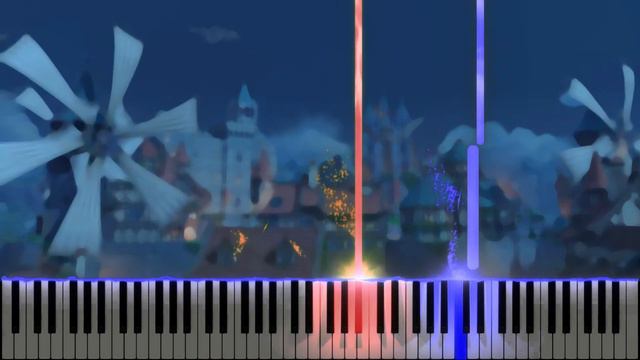 Another Day in Mondstadt (Genshin Impact) - Synthesia / Piano Tutorial смотреть онлайн