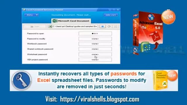 Excel Password Recovery Standard смотреть онлайн