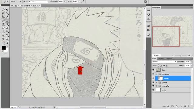 tutorial Photoshop Lineart y Coloreo 1 de 5 смотреть онлайн