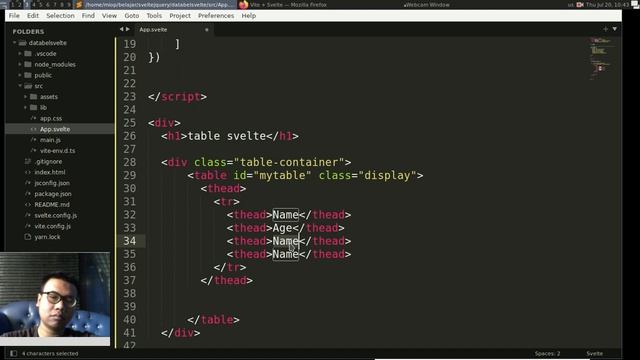 How To Use Jquery DataTable JS In Svelte JS смотреть онлайн
