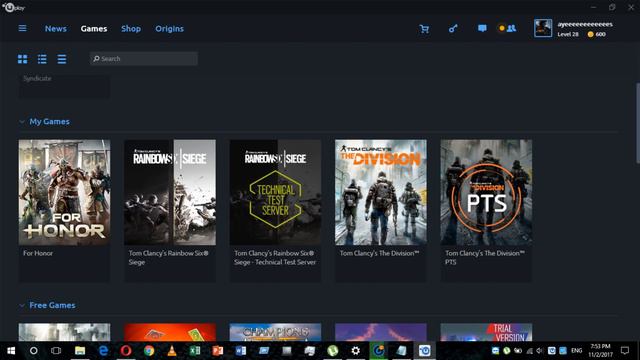 UPlay Accounts Give Away - The Division - For Honour - Rainbow Six - Level 28 смотреть онлайн