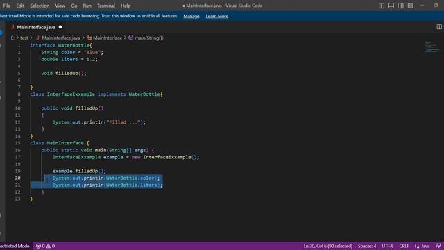 ● MainInterface java Visual Studio Code 2023 04 11 17 31 50 смотреть онлайн