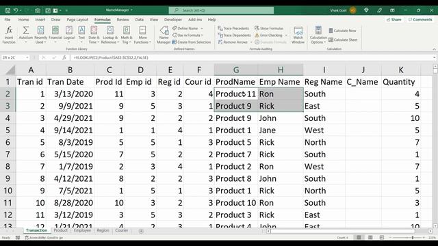 Working with Namerange in Excel | Excel Names | Excel Name Manager |Excel Name Range смотреть онлайн