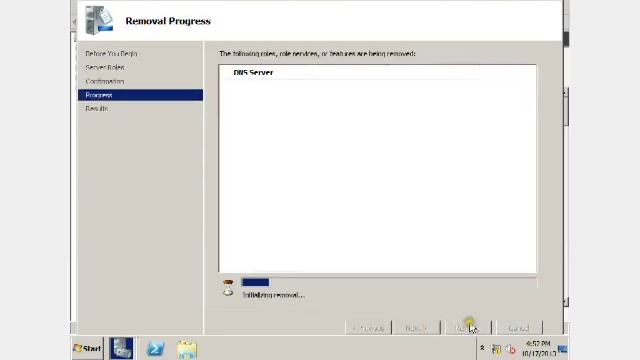 Removing DHCP and DNS Roles in Windows Server 2008 смотреть онлайн