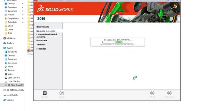 Instalación de SolidWorks 2016 SP1 Utilizando una unidad virtual смотреть онлайн