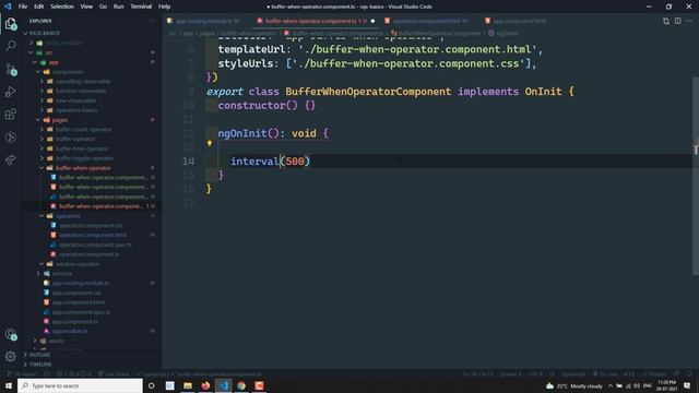 18. RxJS BufferWhen Operators. Learn RxJS Transformation Operator BufferWhen - RxJS смотреть онлайн