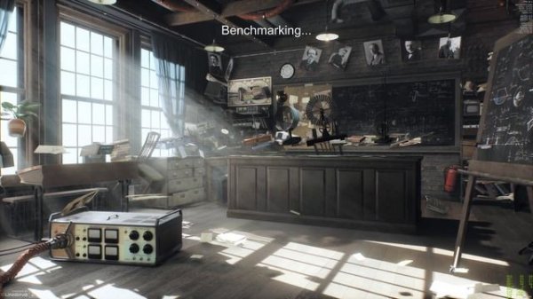 Unigine Superposition Benchmark at 4K on Palit RTX 2080 OC with FrameView Perfomance Metrics.