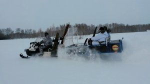 сани "ВАНЁК"-450 движение