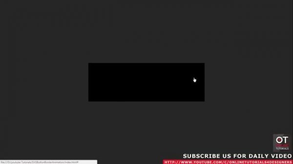 SVG Button Stroke Animation | SVG Button Border Animation With  Html CSS