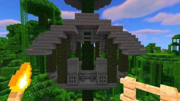 Minecraft: How to Build a Jungle Treehouse [Tutorial] 2021
