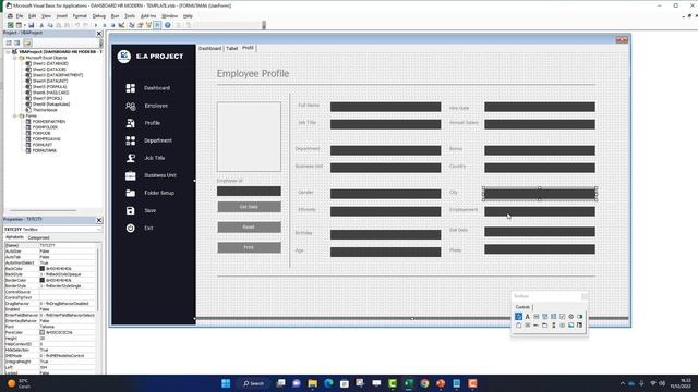 FULL TUTORIAL DASHBOARD DATABASE PEGAWAI DENGAN EXCEL VBA смотреть онлайн