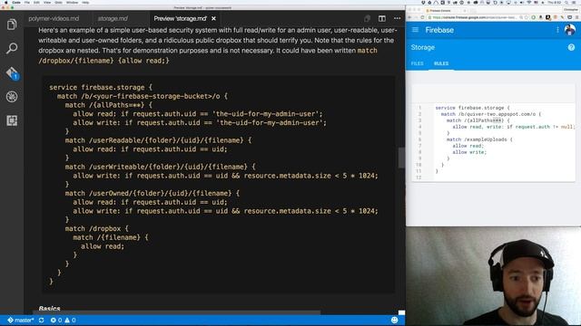Firebase 3.0: Storage Rules смотреть онлайн