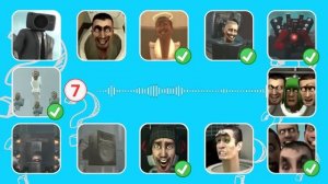 Угадай СКИБИДИ ТУАЛЕТ по Звуку №7 (Skibidi Toilet | Скибиди Туалет)