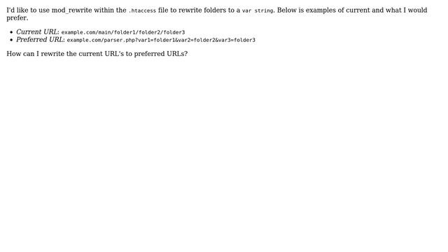 Webmasters: Rewrite up to three folders into three query string parameters to a PHP script смотреть онлайн