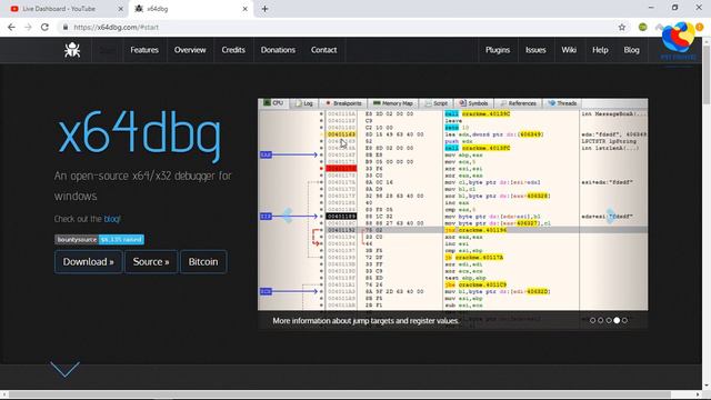 x64dbg An open-source x64/x32 debugger for windows Crack any System Software window operating syste смотреть онлайн