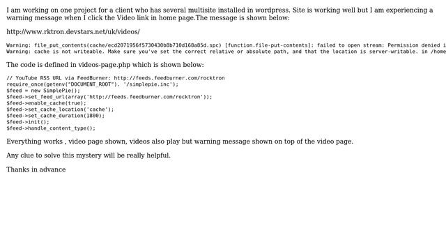 Wordpress: Permission warning in wordpress multisite (2 Solutions!!) смотреть онлайн
