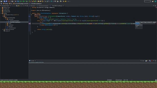 Bukkit SPLEGG Recode #8 - TabComplete | Spigot 1.16.1 смотреть онлайн