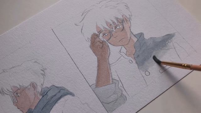 ?Painting Studio Ghibli Characters with Watercolor pt. 1/? | Jiro Horikoshi from Wind Rises смотреть онлайн