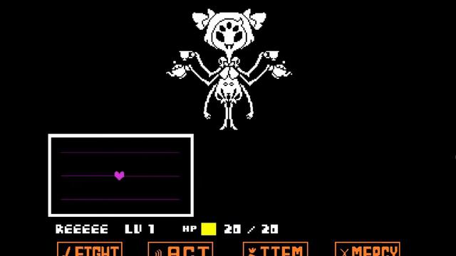 Undertale muffet battle (true pacifist) смотреть онлайн