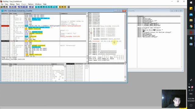 [Lab1][IAM302] Dùng OllyDbg Tìm Password Của Easy_CrackMe