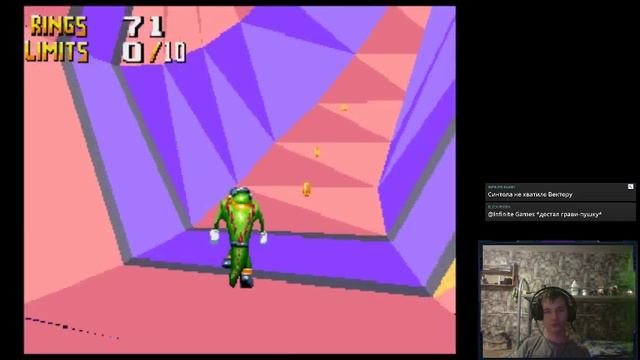 Прохожу Knuckles' Chaotix в первый раз смотреть онлайн