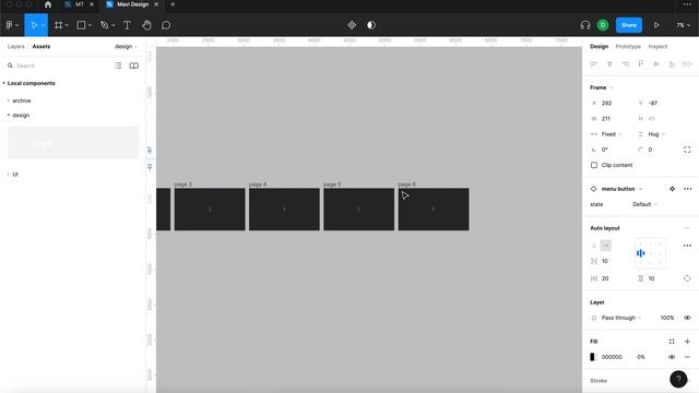 Design a Functional SIDEBAR MENU in Figma (With Hover States) смотреть онлайн