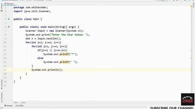 #26 || "*" STAR PATTERN|| in |JAVA| Programming Language смотреть онлайн