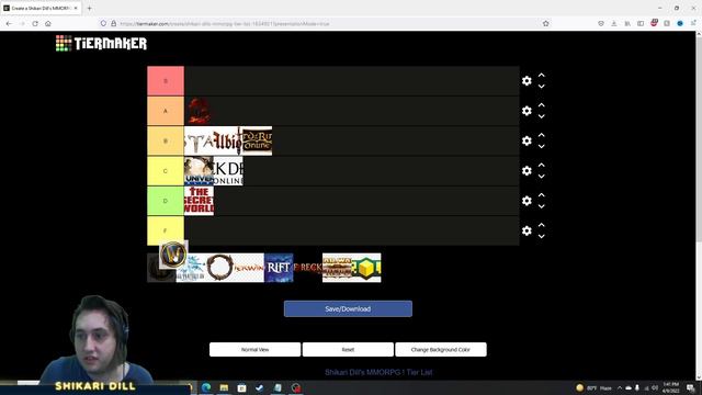 The ULTIMATE MMORPG Tier List for 2022!