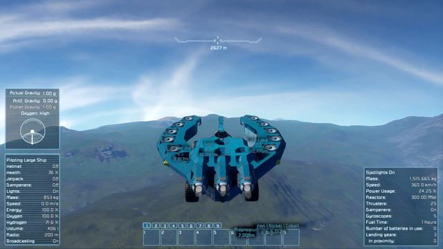 Blue Behemoth Takes Flight | Space Engineers + Me! #20 смотреть онлайн