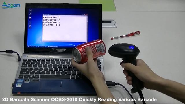 2D Barcode Scanner OCBS-2010 Quickly Reading Various Barcode