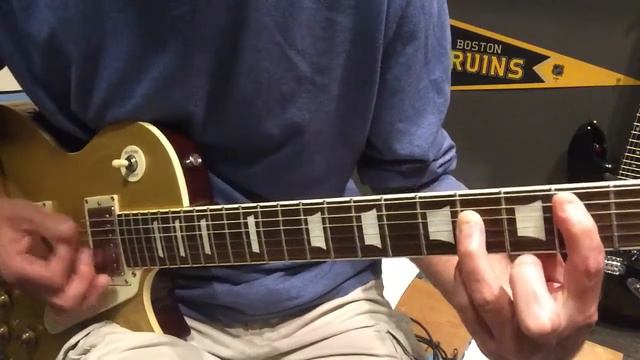 Beginner guitar lesson drop d tuning Blondie- one way or another смотреть онлайн