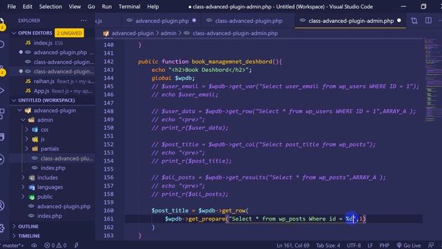 Advanced WordPress Plugin Development Tutorials #13 $wpdb [ Part 5 ] Prepare смотреть онлайн