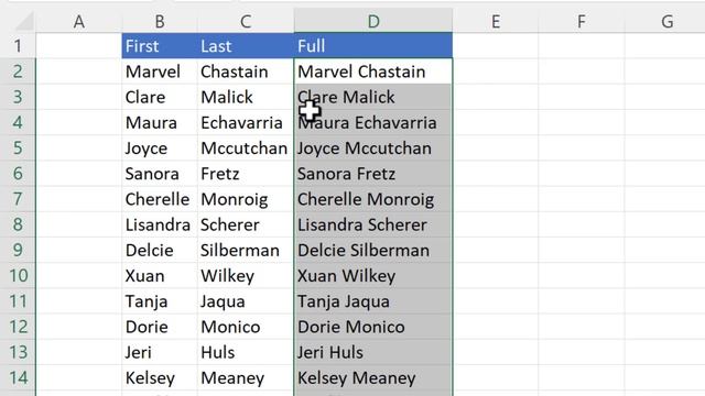How to Concatenate in Excel | Concatenate with Space, Comma or Other Delimiter смотреть онлайн