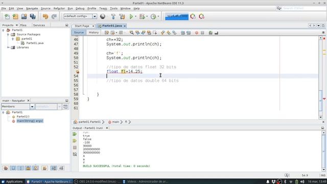 Java SE 0012 Tipo de datos float double смотреть онлайн