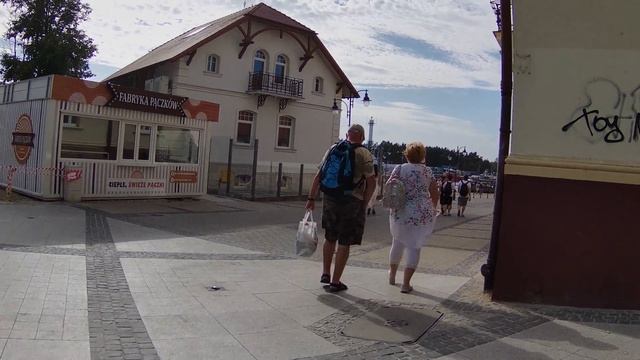 Ustka - Poland, walking in Ustka | 4K смотреть онлайн