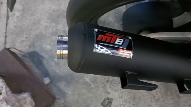 ????Mt8 Power Pipe Black Stenless Tip For Honda Click v2 125 Sound Check ? смотреть онлайн