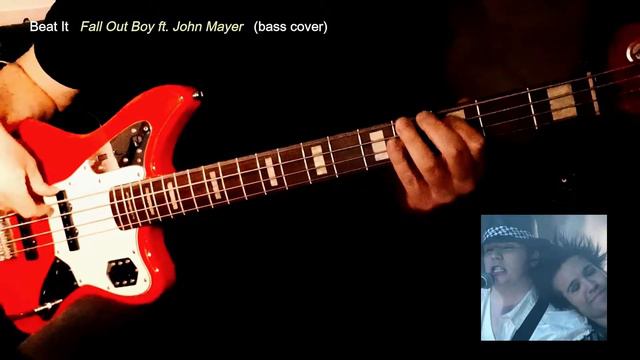 BEAT IT - Fall Out Boy (BASS COVER + TAB & sheet) 🎵 Fender Deluxe Jaguar Bass смотреть онлайн