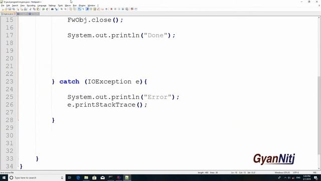 JAVA Tutorial Part - 30-B | How to Edit File Through Java смотреть онлайн
