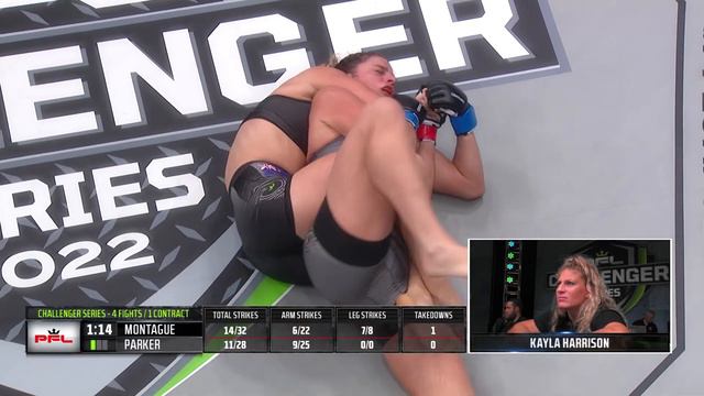 Michelle Montague vs Olivia Parker | 2022 PFL Challenger Series - Week 3 смотреть онлайн
