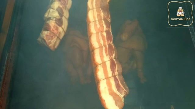 Копчёное сало. Очень вкусное сало соленое в рассоле. смотреть онлайн
