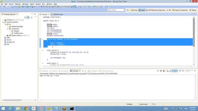Session7 Jan 2014 constructors overloading encapsulation смотреть онлайн