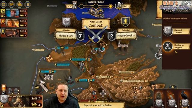 A Game of Thrones The Board Game Digital Edition First Look смотреть онлайн