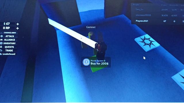 Создание армии в Roblox, игра Noob Army Tycon, случайно получил 49т. игровых денег в Noob Army Tyco