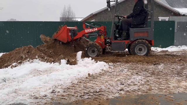 минипогрузчик китайский Erel04 электро