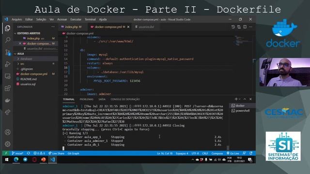 Aquecimento de Volta as Aula - Docker - Parte II смотреть онлайн