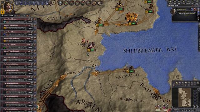 Crusader Kings 2: The Seven Kingdoms - House Durrandon #5 смотреть онлайн