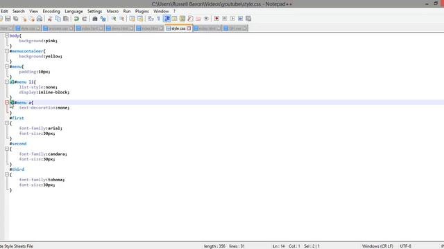 Tutorial 6 html and css in Akan nav menu pt2 смотреть онлайн