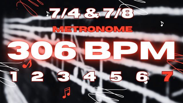 306 BPM - 7/4 & 7/8 Metronome смотреть онлайн
