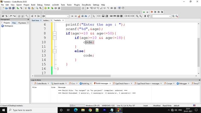 Nested if else in C Language | C Tutorial in Hindi #15 смотреть онлайн
