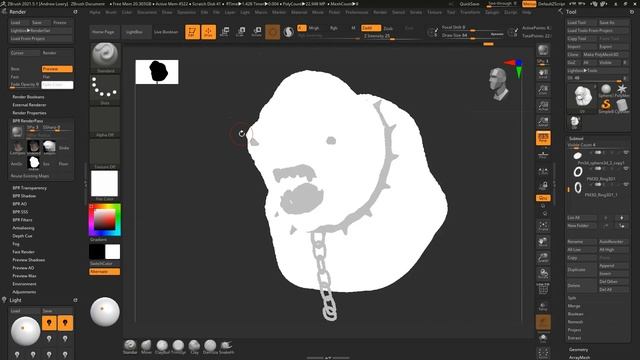 ZBRUSH Rendering - Tutorial Part1 - Full Tutorial смотреть онлайн